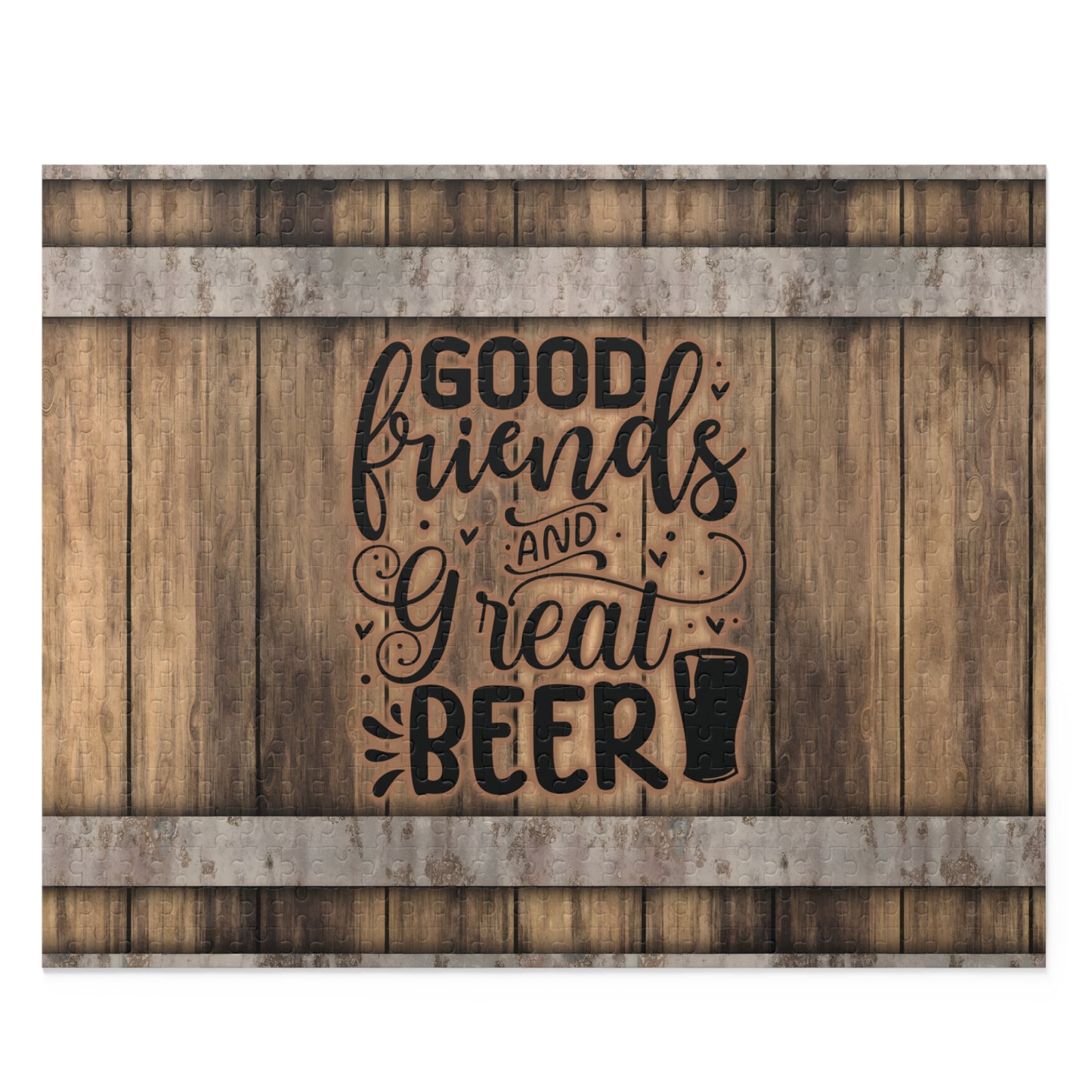 Puzzle, Good Friends Great Beer  (120, 252, 500-Piece) awd-567