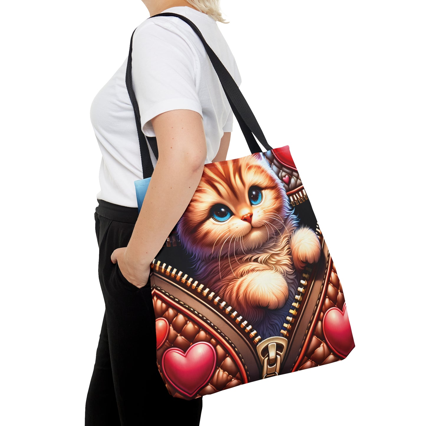 Tote Bag, Cat, Personalised/Non-Personalised Tote bag