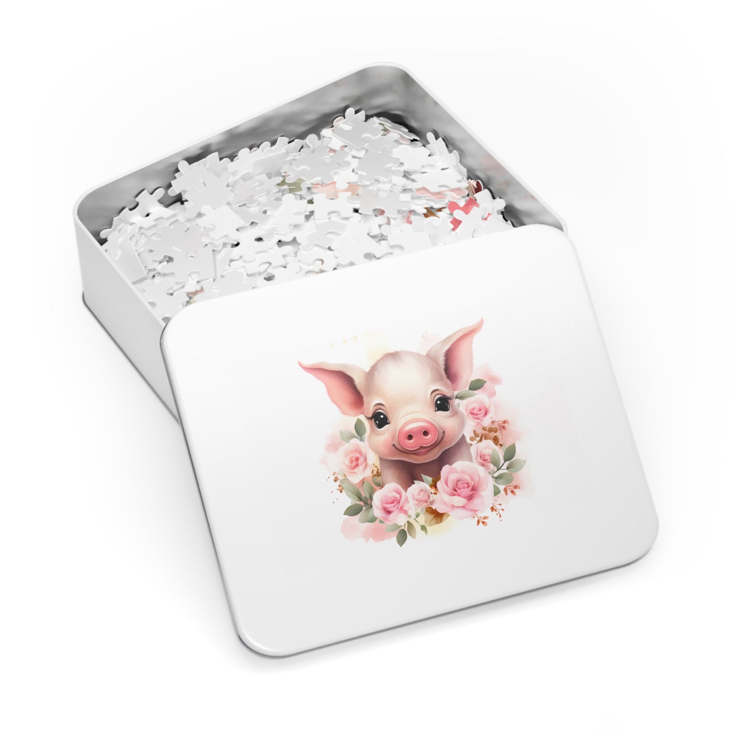 Jigsaw Puzzle, Pig, Personalised/Non-Personalised (30, 110, 252, 500,1000-Piece)