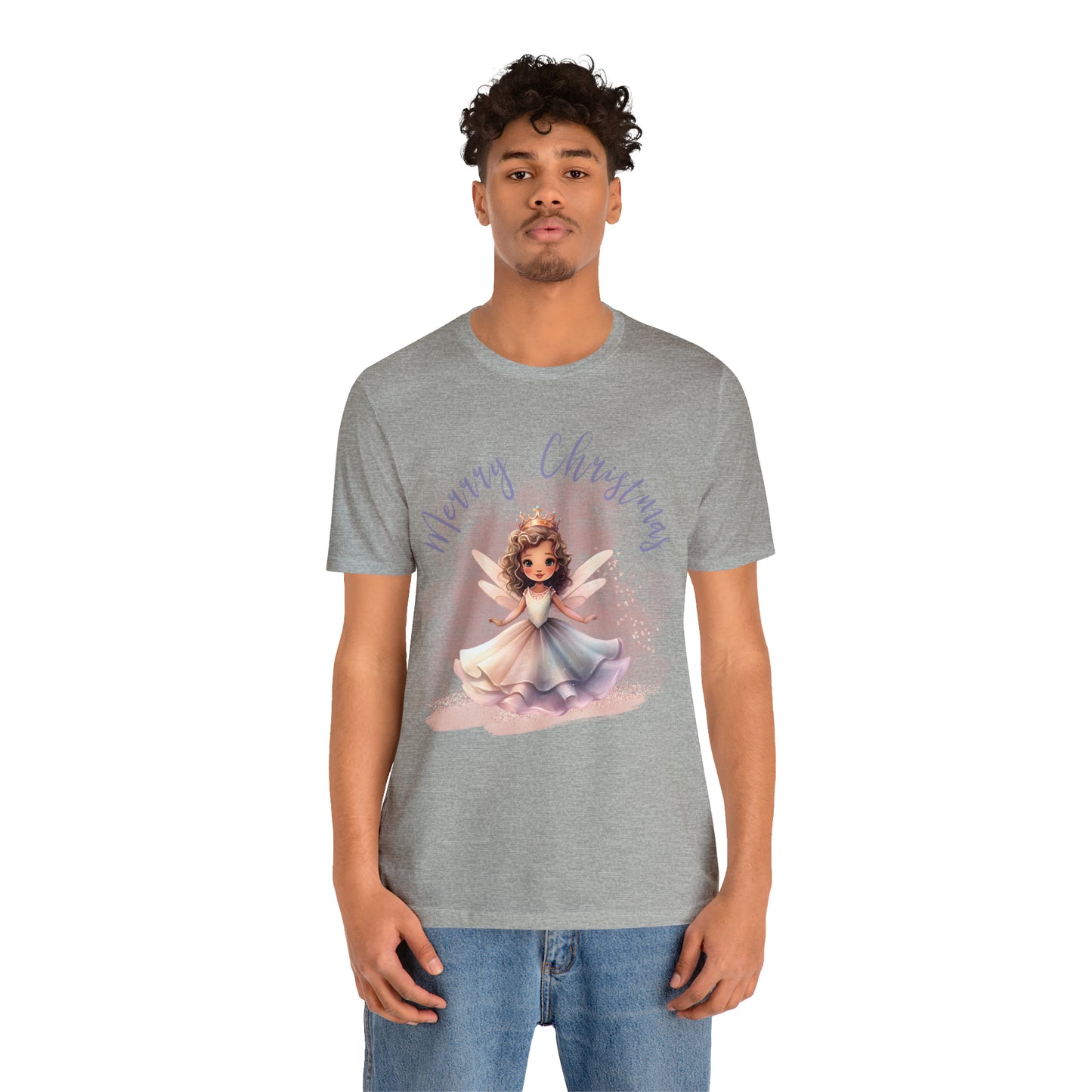 Unisex Jersey Short Sleeve Tee Christmas, Women's Fairy T-shirt - A0010