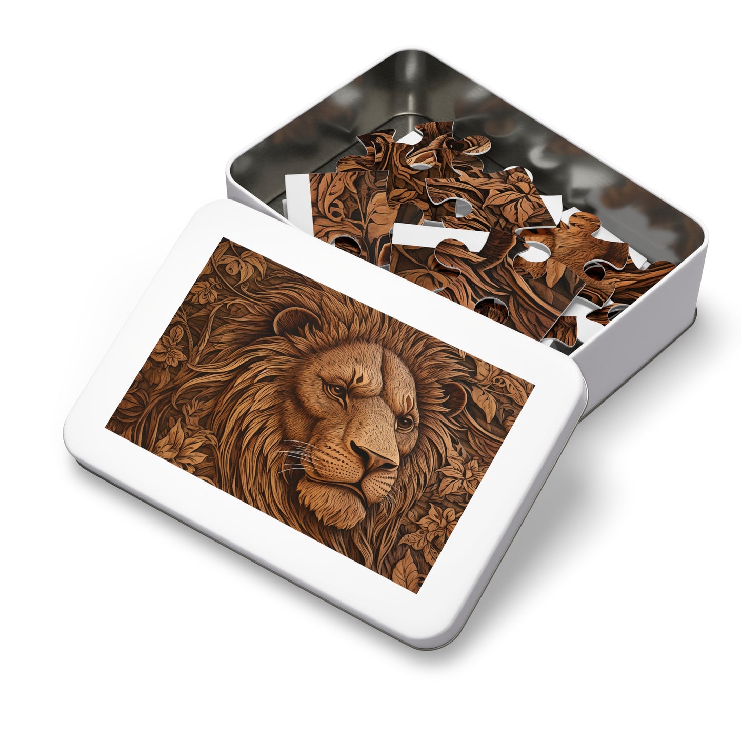 Jigsaw Puzzle, Lion, Personalised/Non-Personalised (30, 110, 252, 500,1000-Piece)