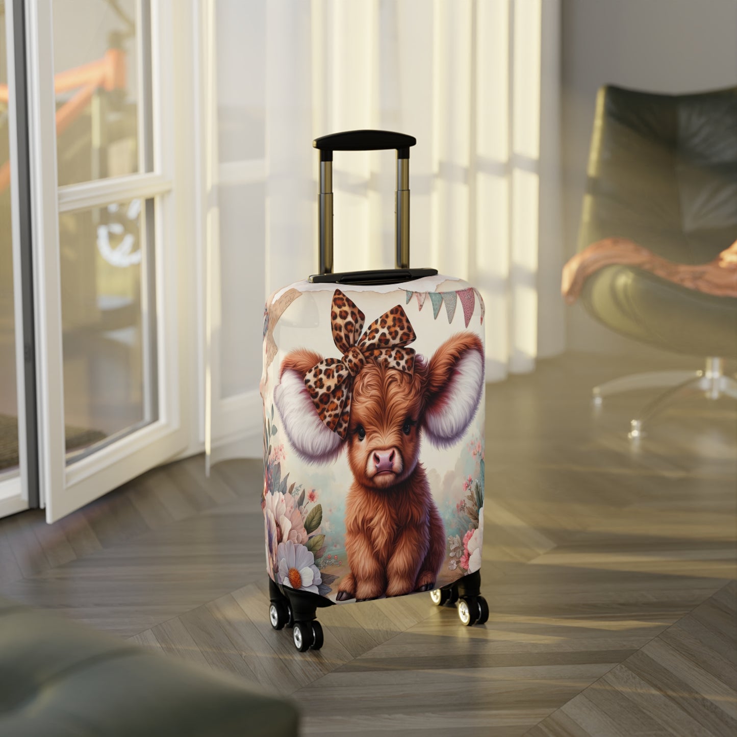 Luggage Cover, Highland Cow, awd-5016