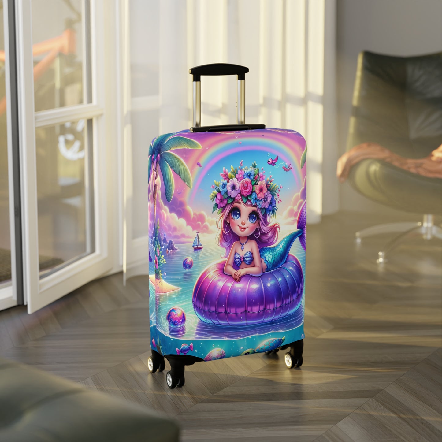 Luggage Cover, Mermaid, awd-3082