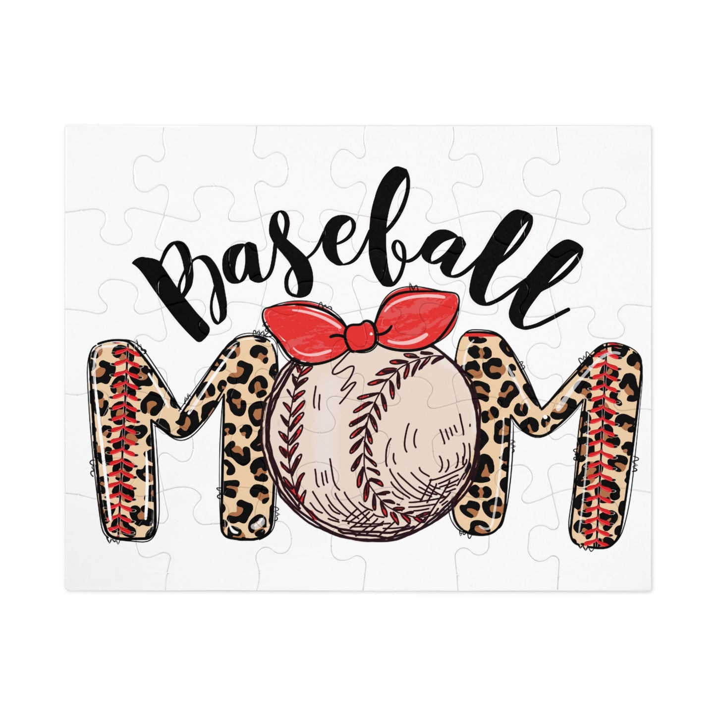 Puzzle, Baseball Mom, Personalised/Non-Personalised (30, 110, 252, 500,1000-Piece) awd-632