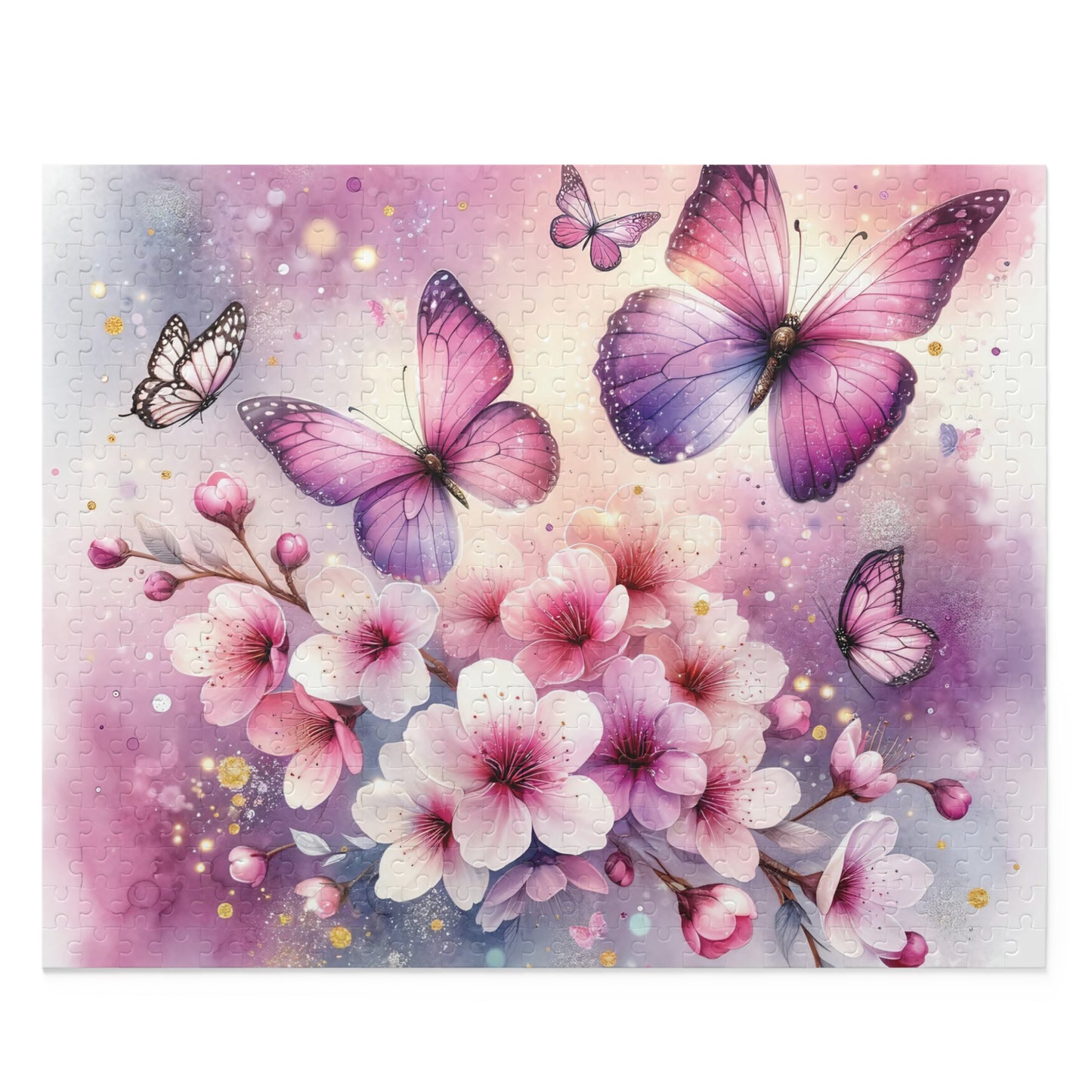 Personalised/Non-Personalised Puzzle, Butterfly Dreams (120, 252, 500-Piece)