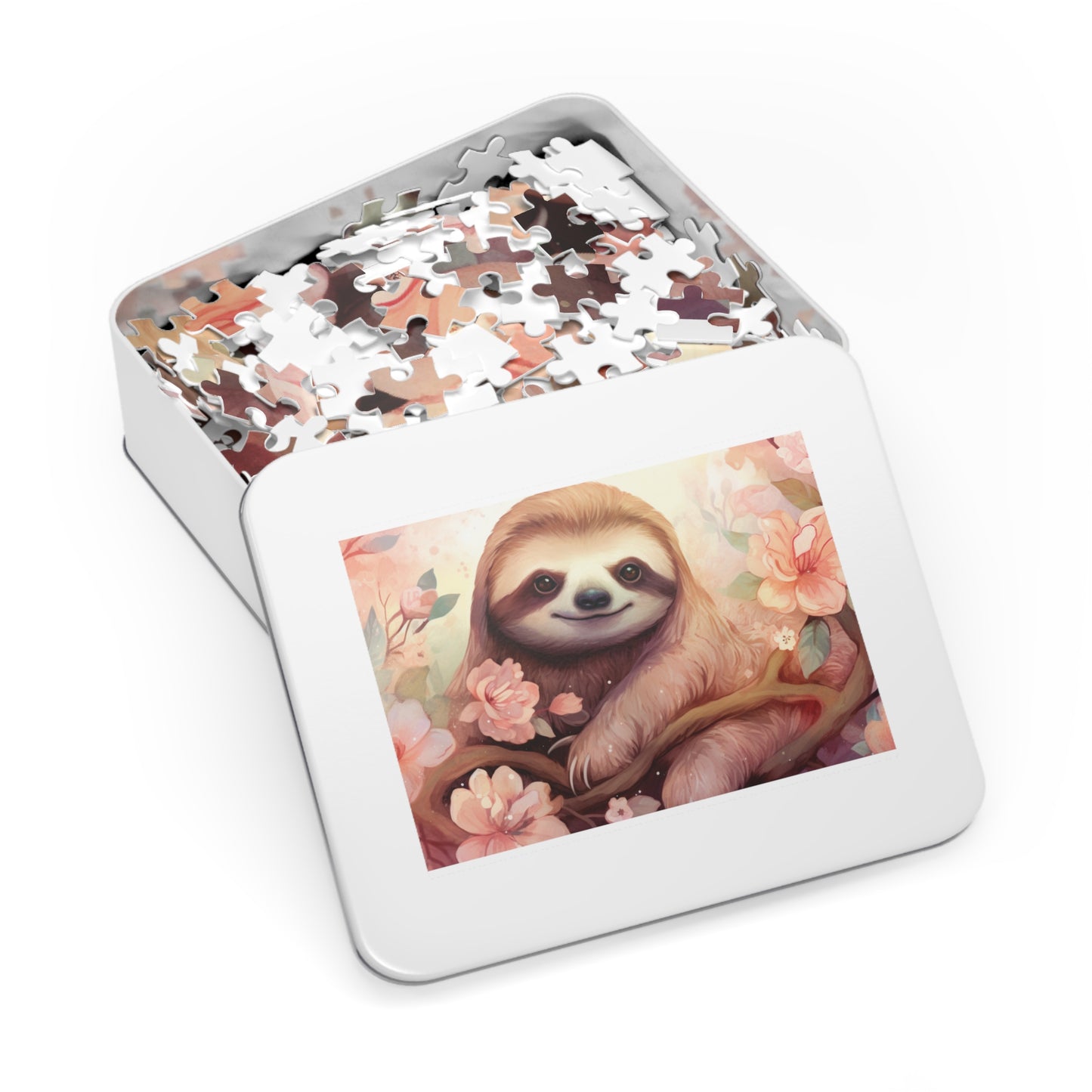 Jigsaw Puzzle, Sloth, Personalised/Non-Personalised (30, 110, 252, 500,1000-Piece)