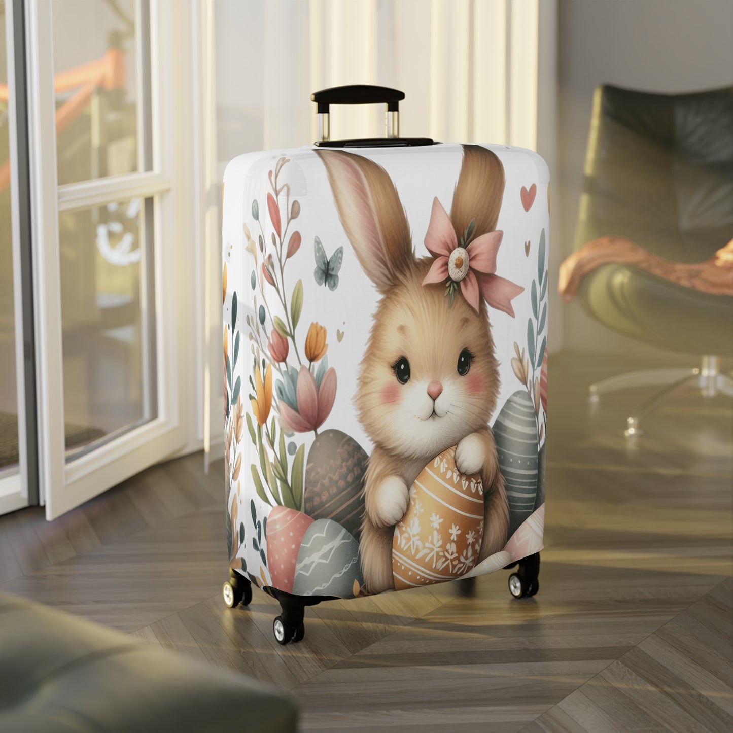 Luggage Cover, Easter, Rabbit, awd-1062