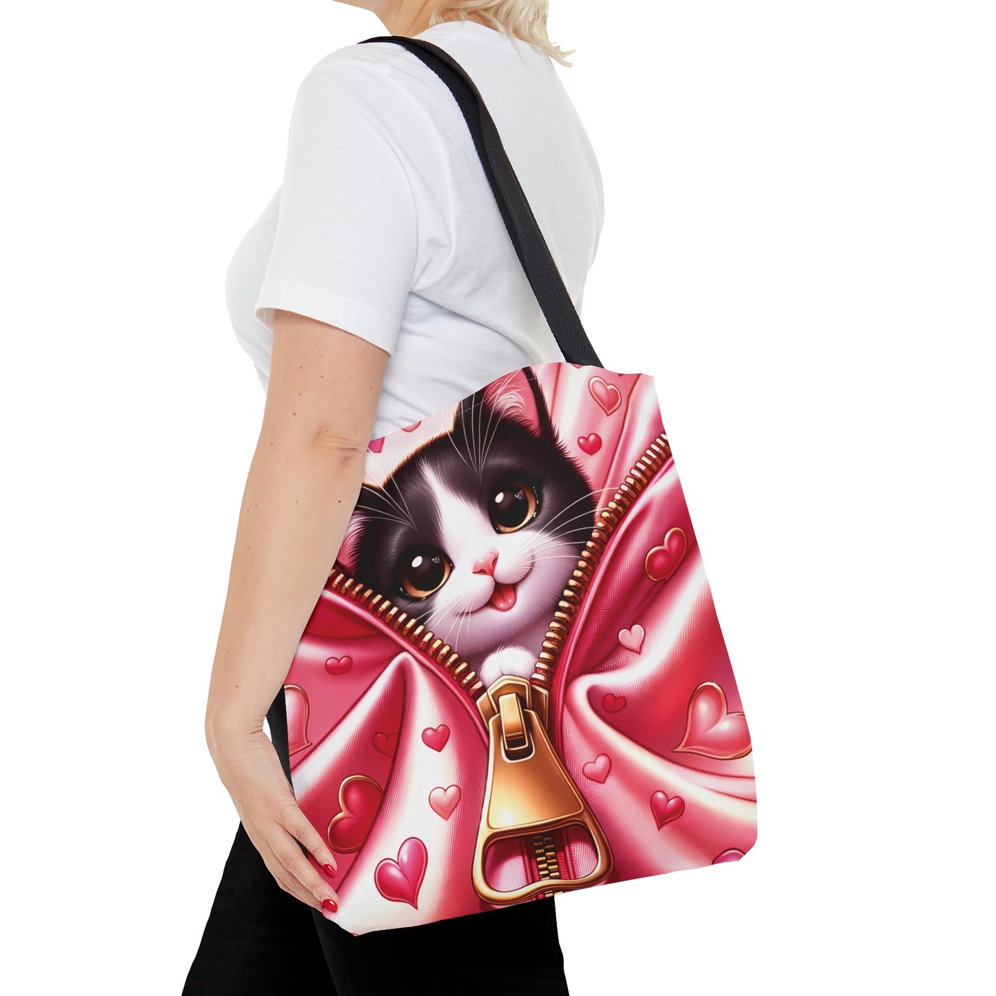 Tote Bag, Cat, Personalised/Non-Personalised Tote bag