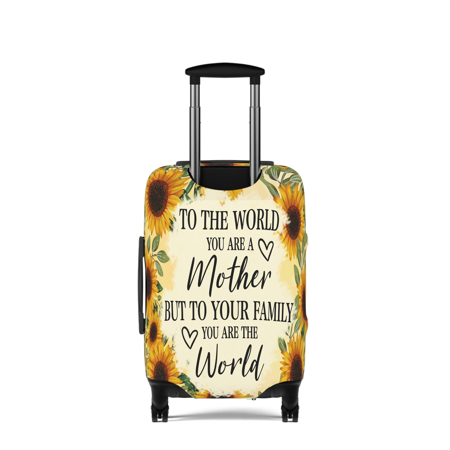 Luggage Cover, To the world you are a Mother but to your family you are the World, awd-527