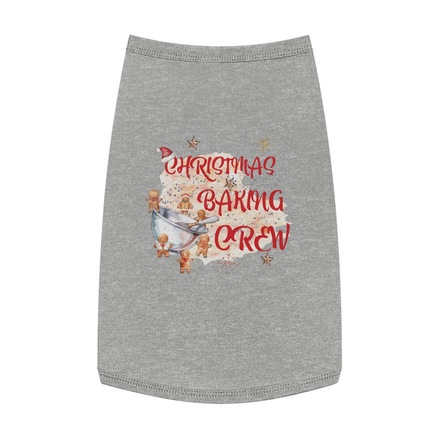 Pet Tank Top, Christmas Baking Crew, Christmas Pet Tank Top