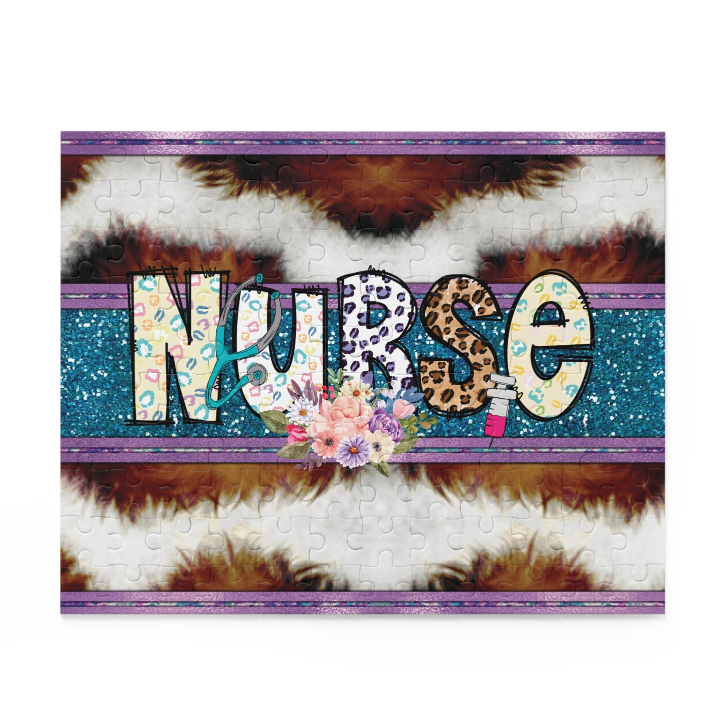 Personalised/Non-Personalised Puzzle, Nurse (120, 252, 500-Piece)