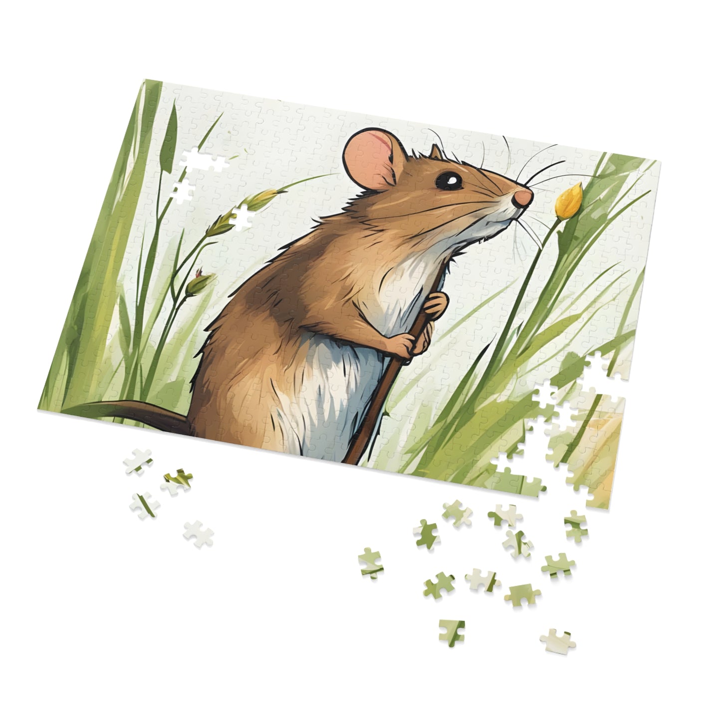 Puzzle, Mouse, Personalised/Non-Personalised (30, 110, 252, 500,1000-Piece)