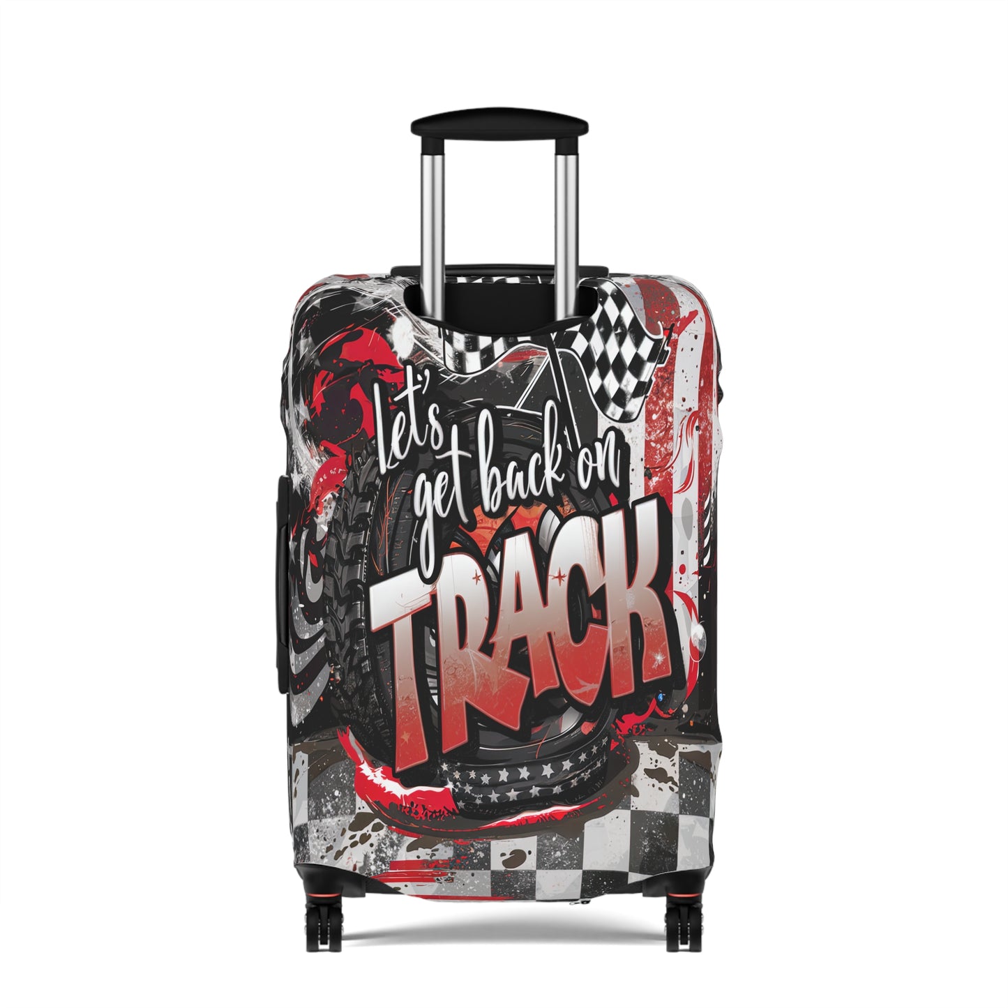 Luggage Cover, Lets get Back on Track, awd-1653