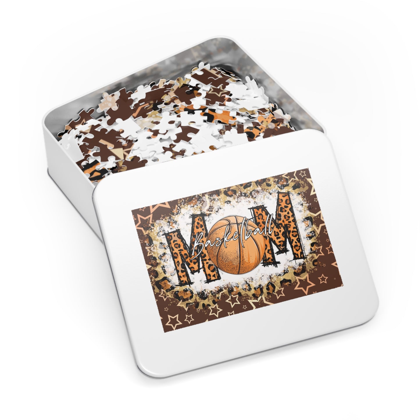 Jigsaw Puzzle in Tin, Basketball Mom, Personalised/Non-Personalised, awd-407 (30, 110, 252, 500,1000-Piece)