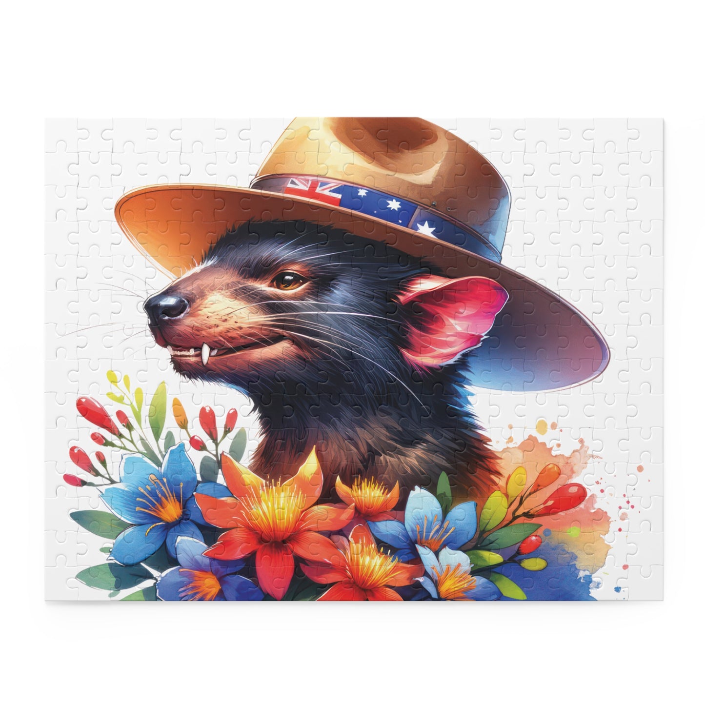 Personalised/Non-Personalised Puzzle, Tasmanian Devil (120, 252, 500-Piece)