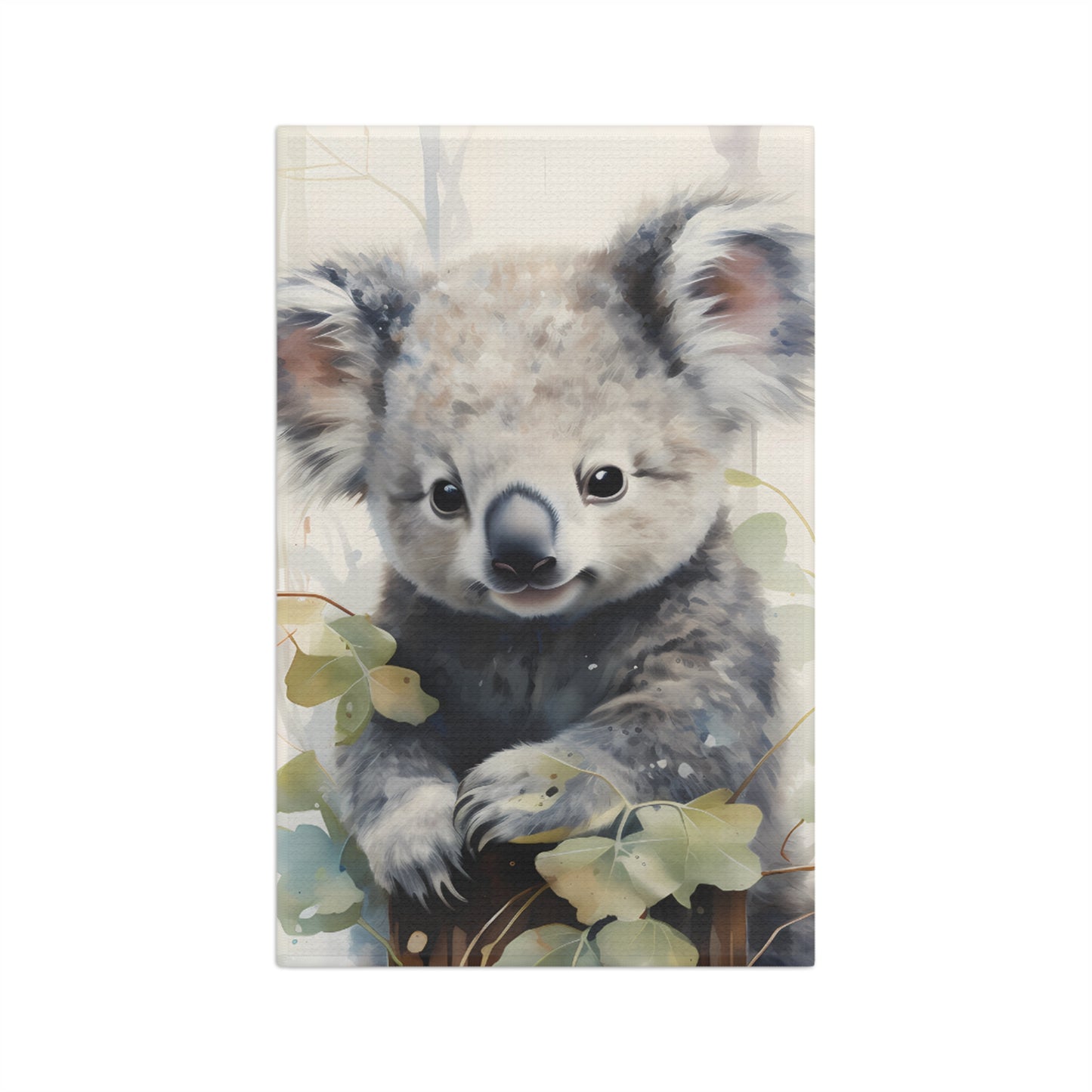 Microfiber Tea Towel, Australian Animals, Koala