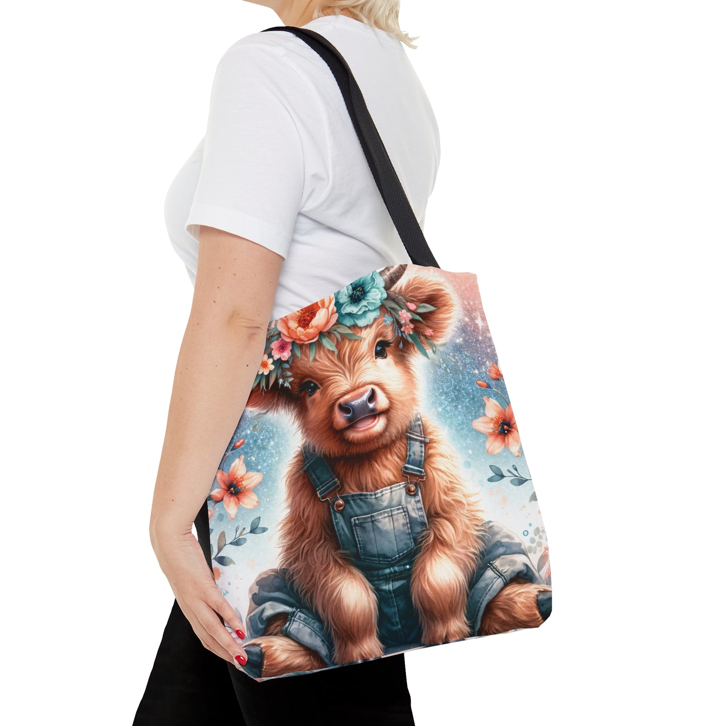 Tote Bag, Highland Cow, Personalised/Non-Personalised Tote bag