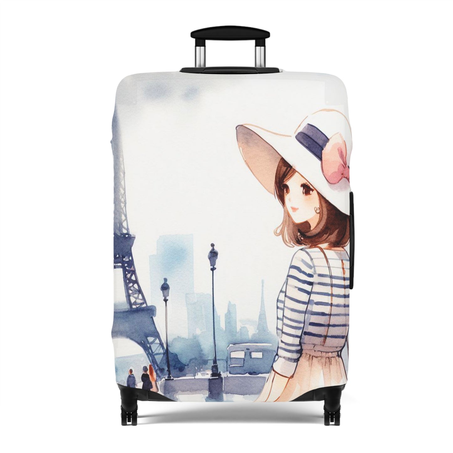 Luggage Cover, Just a Girl Who loves Travelling, awd-2105