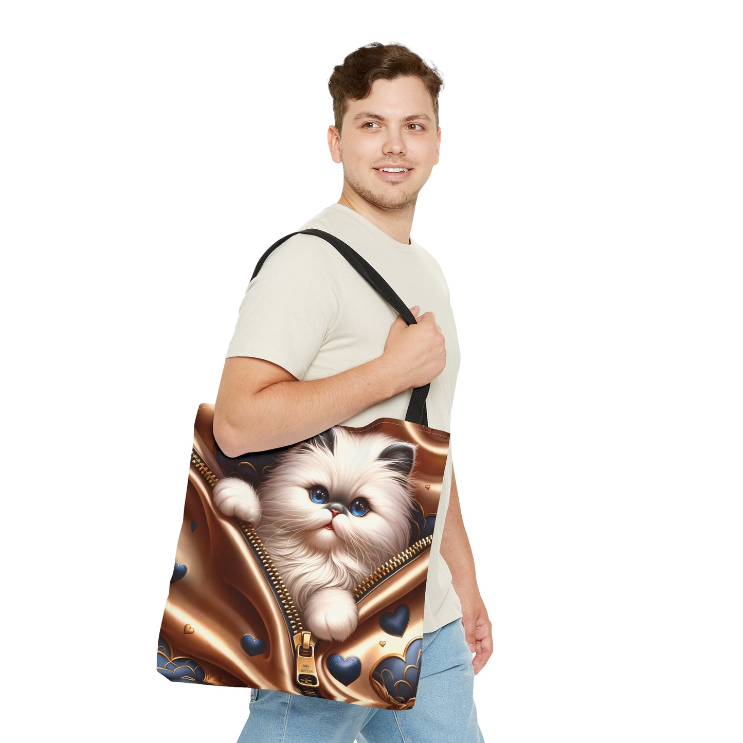 Tote Bag, Cat, Personalised/Non-Personalised Tote bag