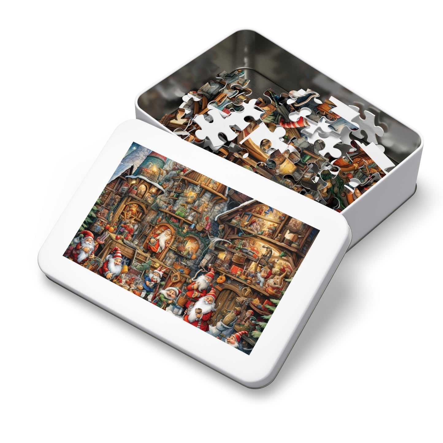 Jigsaw Puzzle, Santa's Workshop, Personalised/Non-Personalised (30, 110, 252, 500,1000-Piece)