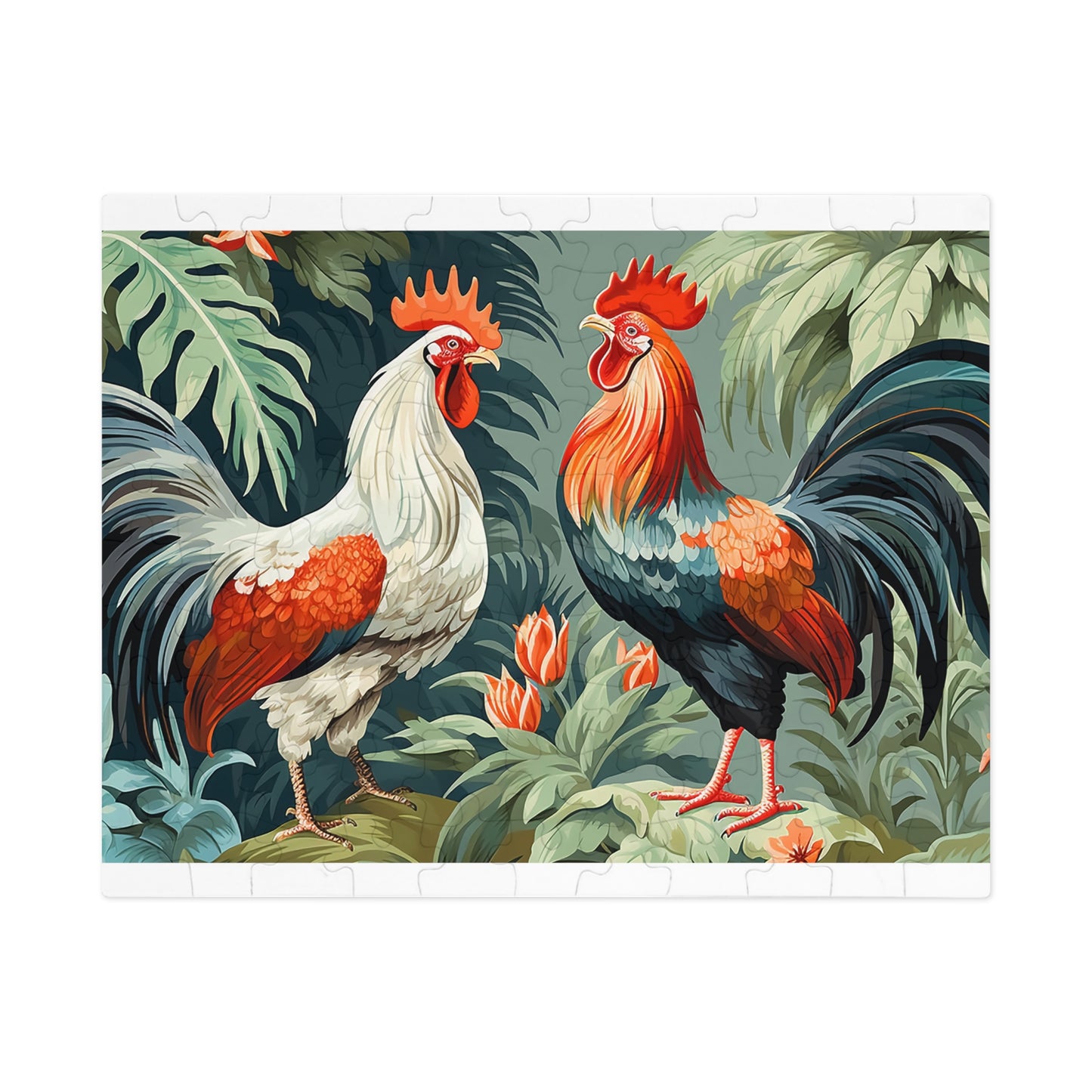 Jigsaw Puzzle, Chicken/Rooster, Personalised/Non-Personalised (30, 110, 252, 500,1000-Piece)