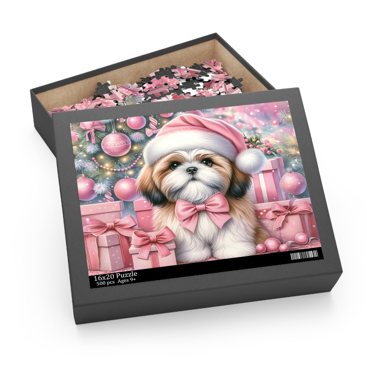 Personalised/Non-Personalised Puzzle, Christmas, Shiatzu (120, 252, 500-Piece)