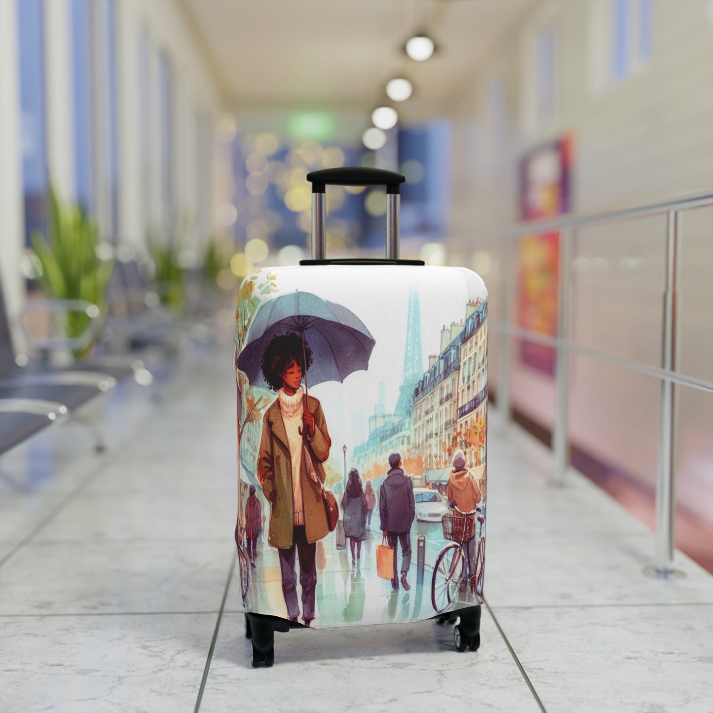 Luggage Cover, Just a Girl Who loves Travelling, awd-2111