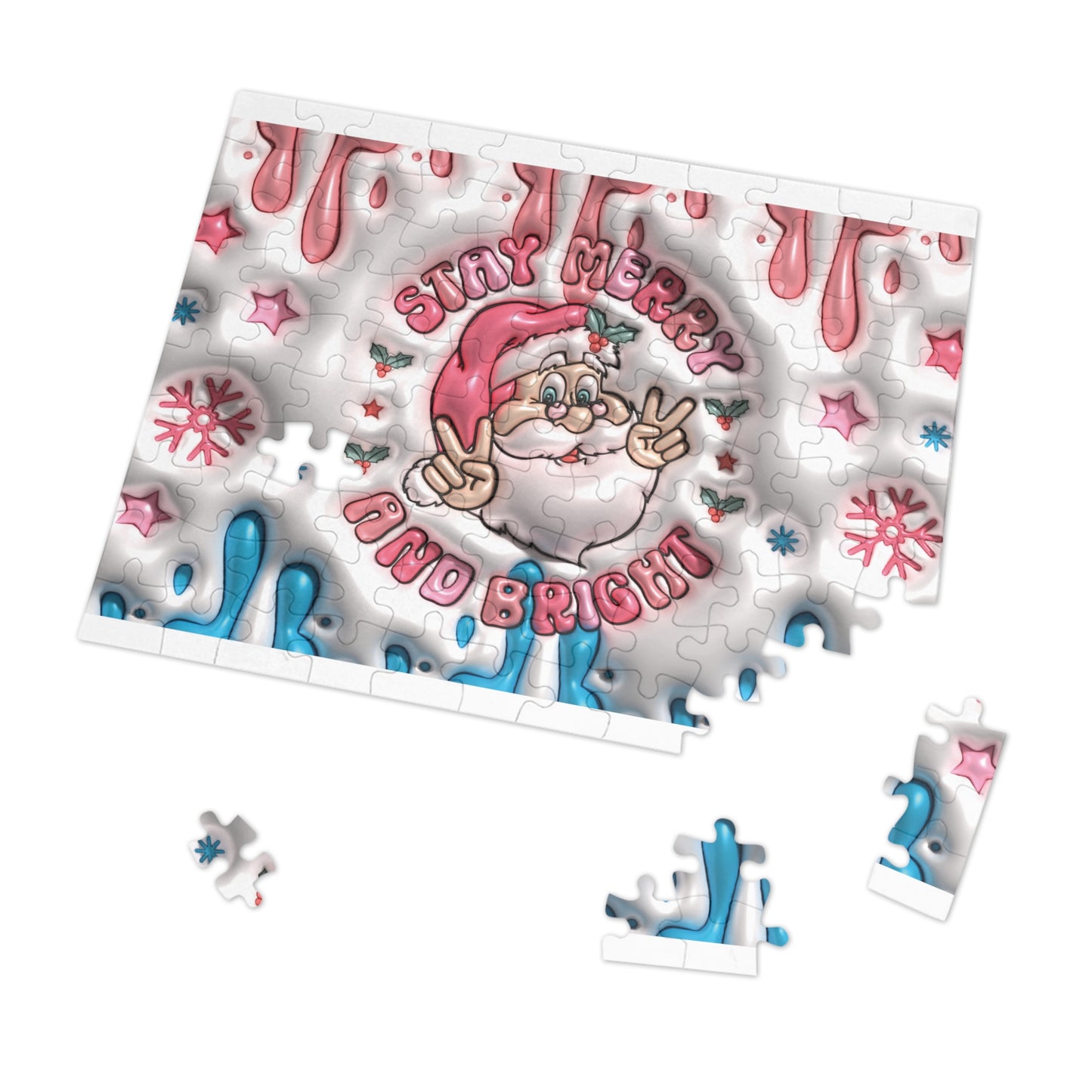 Jigsaw Puzzle, Christmas, Santa, Personalised/Non-Personalised (30, 110, 252, 500,1000-Piece)