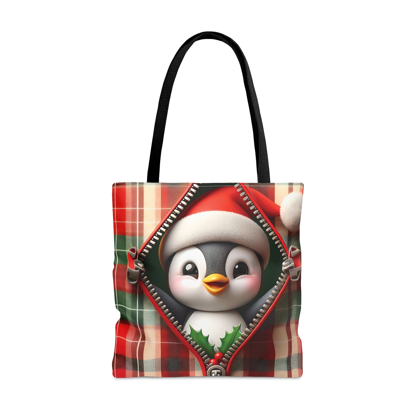 Tote Bag, Christmas, Penguin