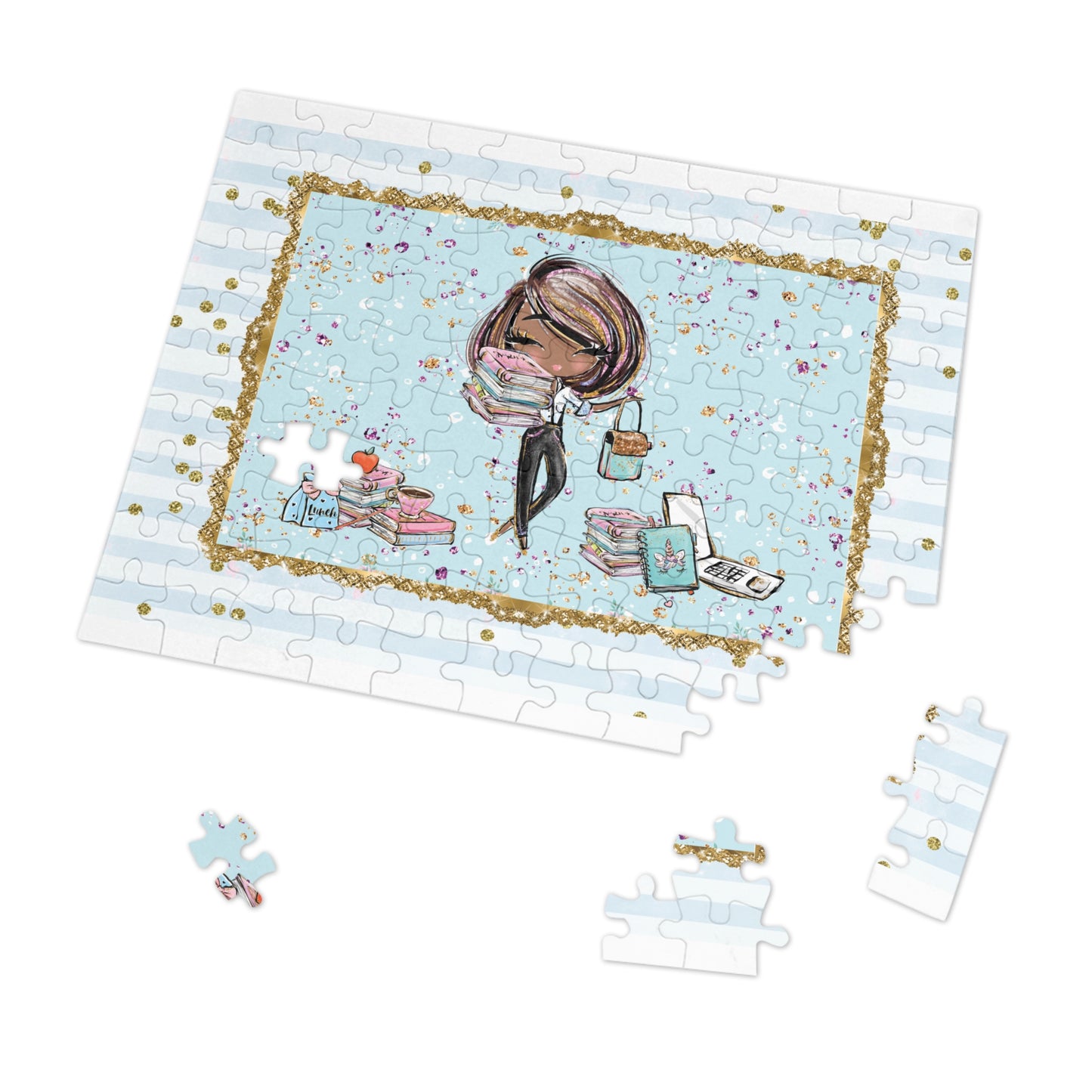 Jigsaw Puzzle, Teacher, Personalised/Non-Personalised (30, 110, 252, 500,1000-Piece)