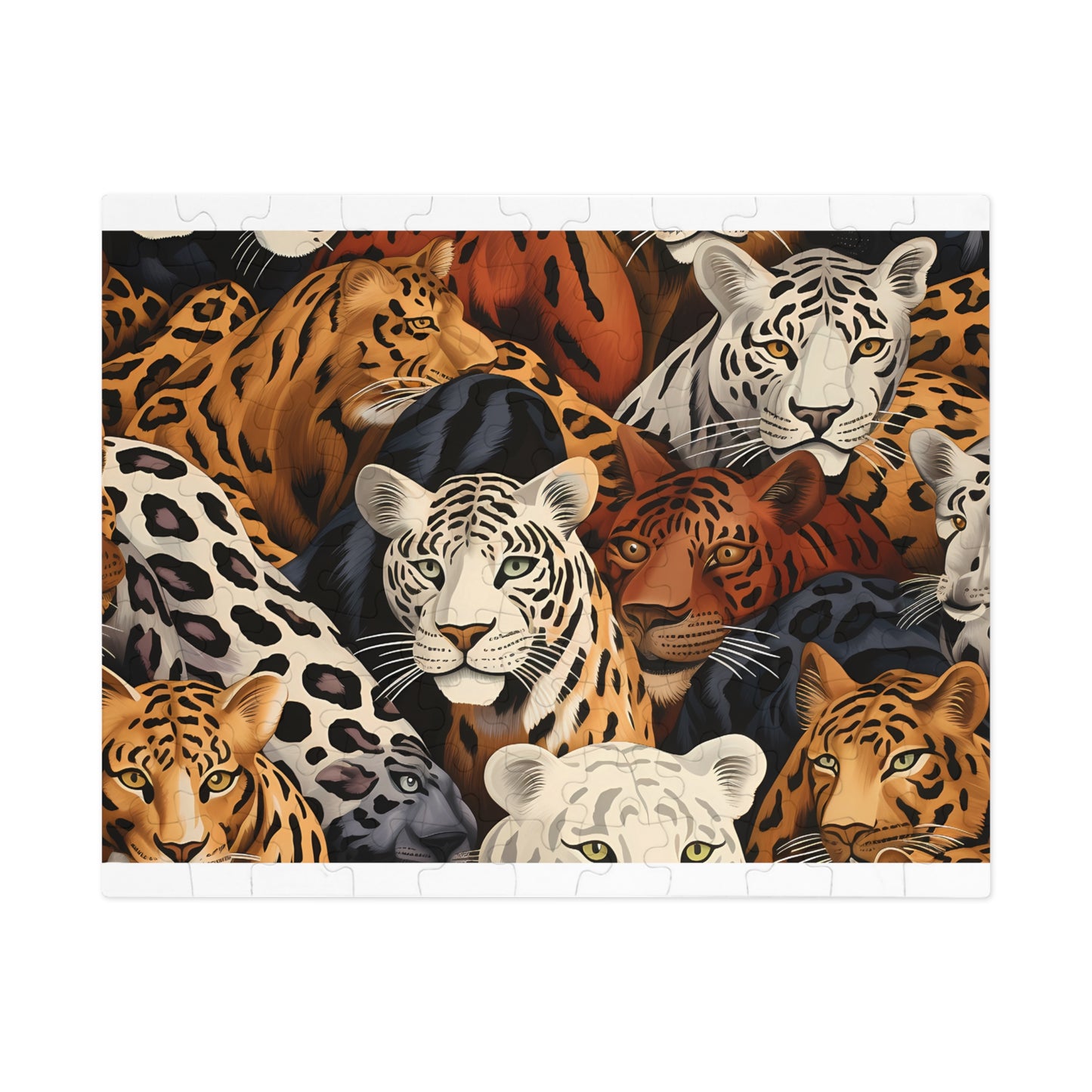 Jigsaw Puzzle, Leopard, Personalised/Non-Personalised (30, 110, 252, 500,1000-Piece)