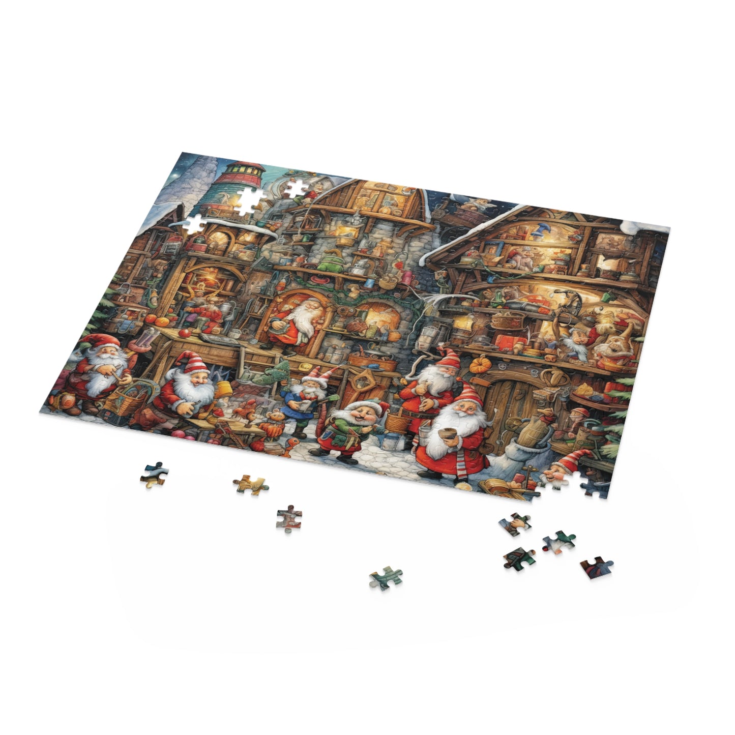 Personalised/Non-Personalised Puzzle, Christmas (120, 252, 500-Piece)