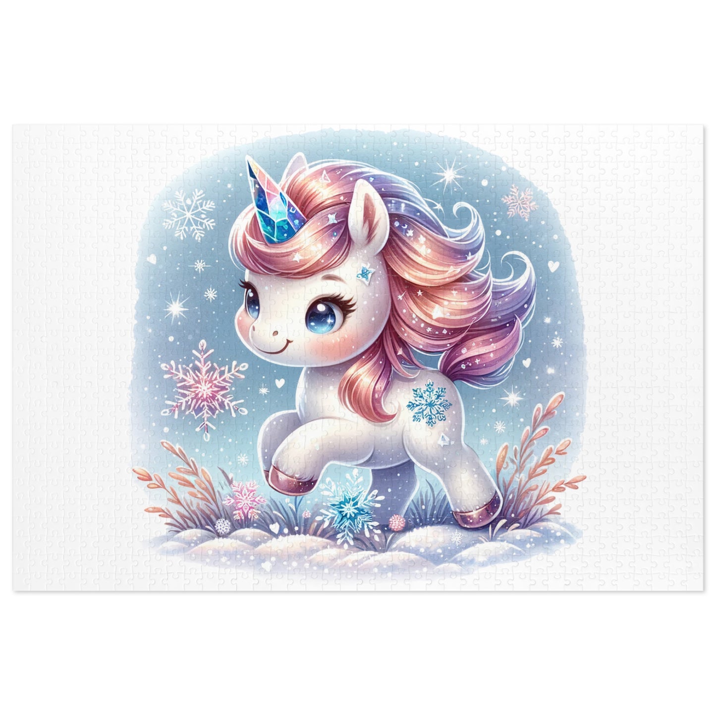 Jigsaw Puzzle, Unicorn, Personalised/Non-Personalised (30, 110, 252, 500,1000-Piece)