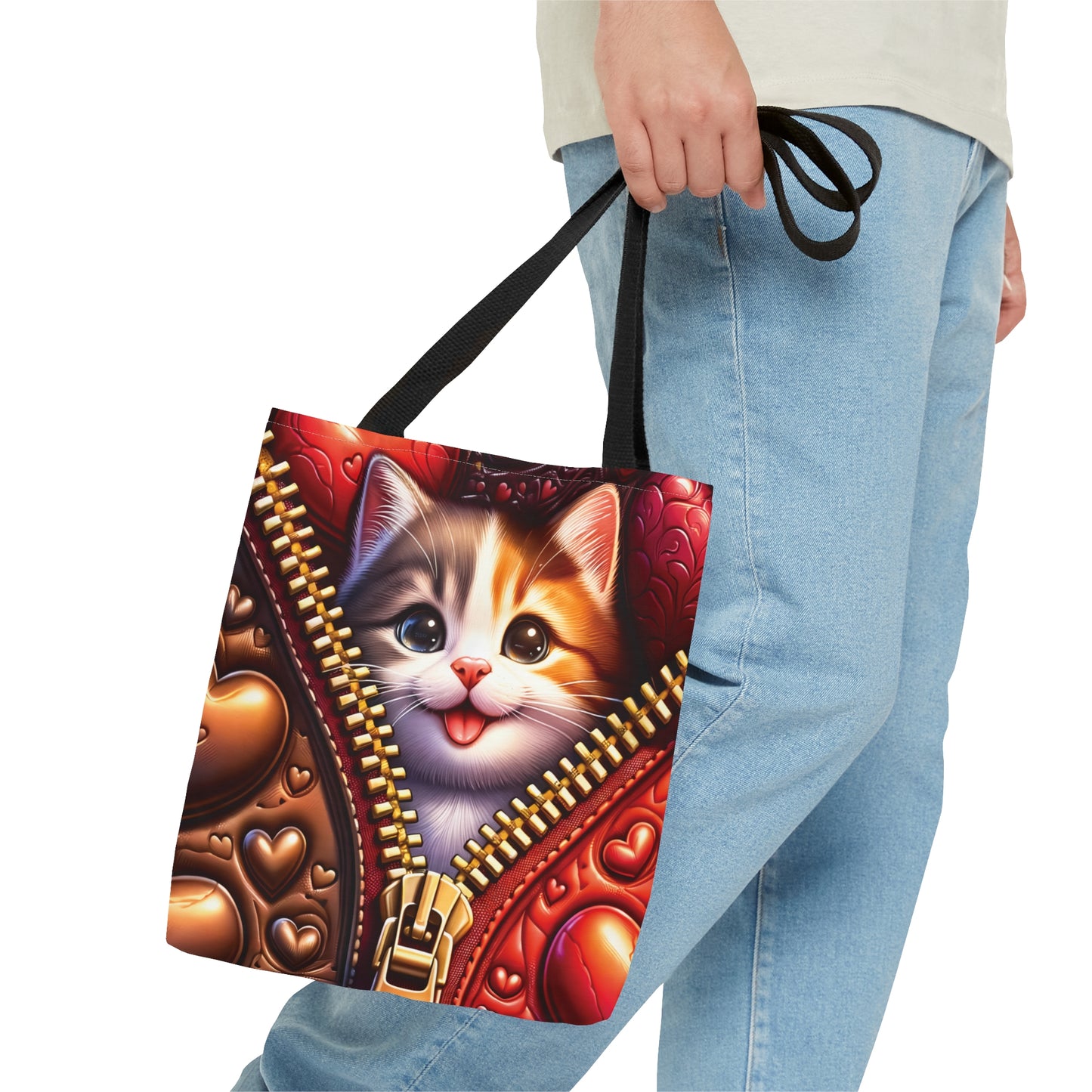 Tote Bag, Cat, Personalised/Non-Personalised Tote bag