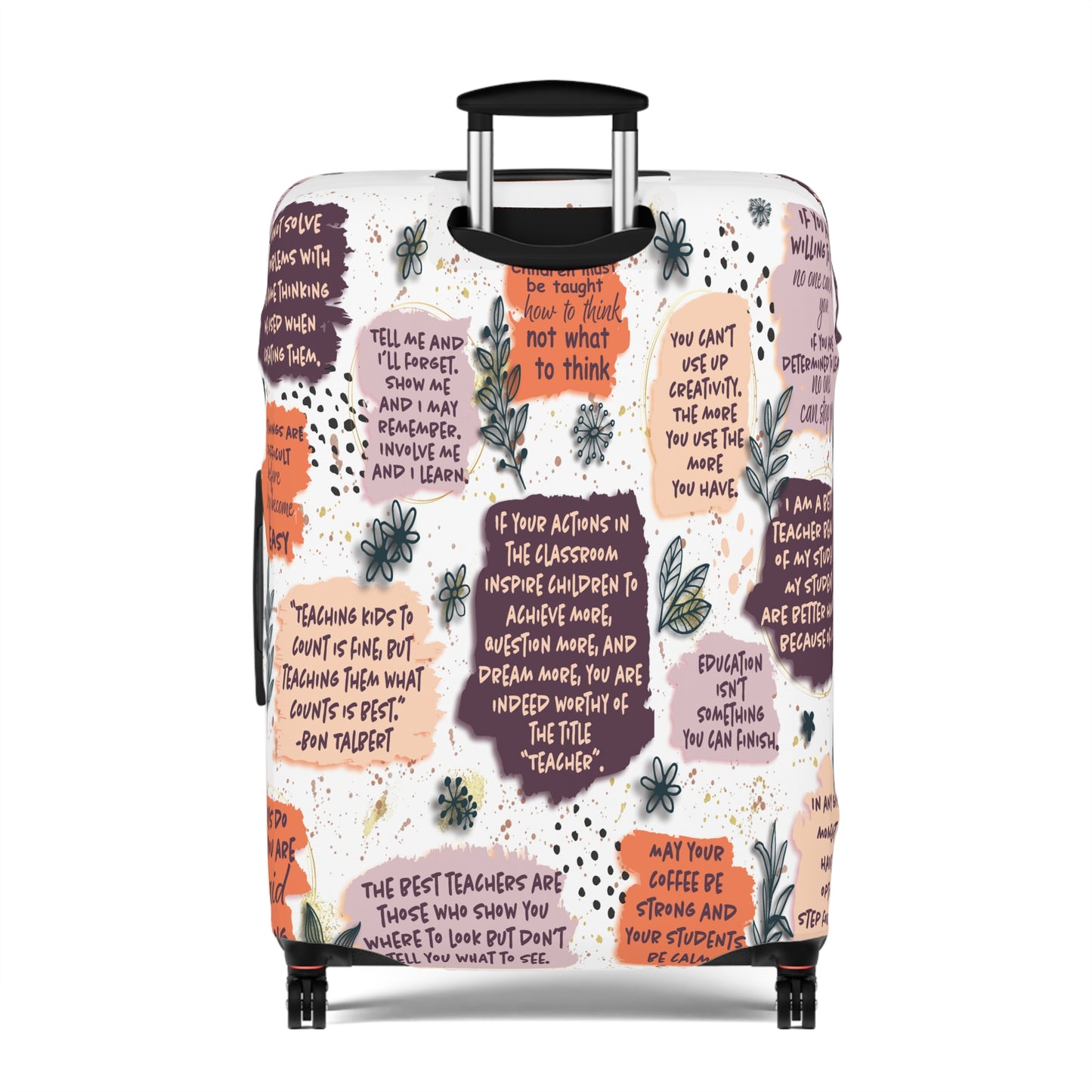 Luggage Cover, Teacher, Affirmations, awd-1439