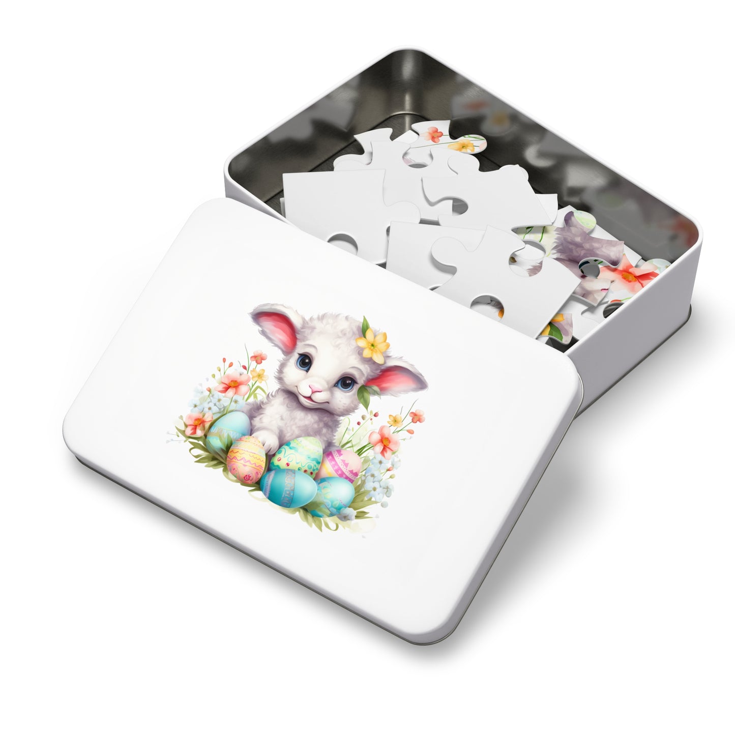 Jigsaw Puzzle, Easter, Lamb, Personalised/Non-Personalised (30, 110, 252, 500,1000-Piece)