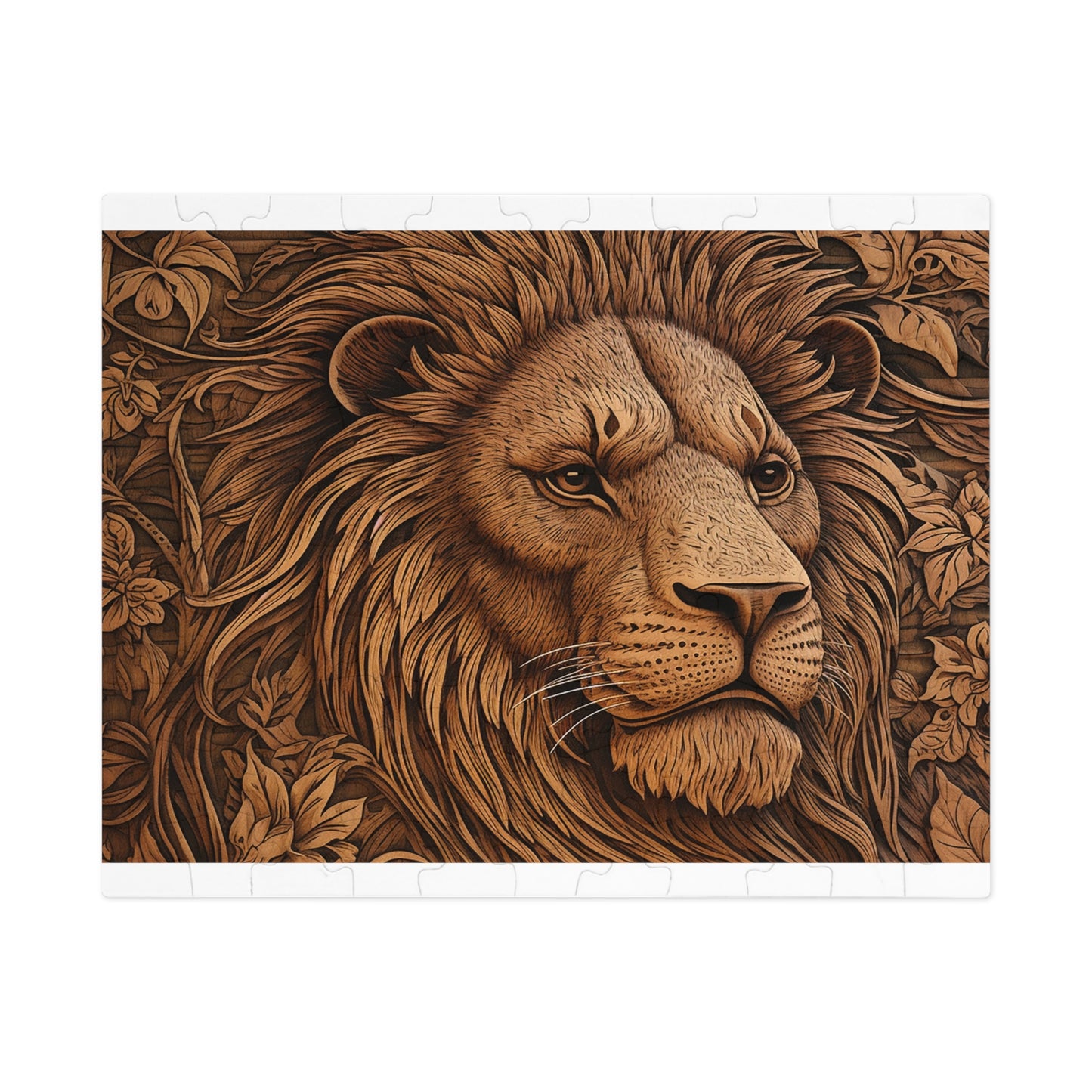 Jigsaw Puzzle, Lion, Personalised/Non-Personalised (30, 110, 252, 500,1000-Piece)