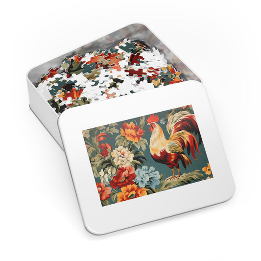 Jigsaw Puzzle, Chicken/Rooster, Personalised/Non-Personalised (30, 110, 252, 500,1000-Piece)