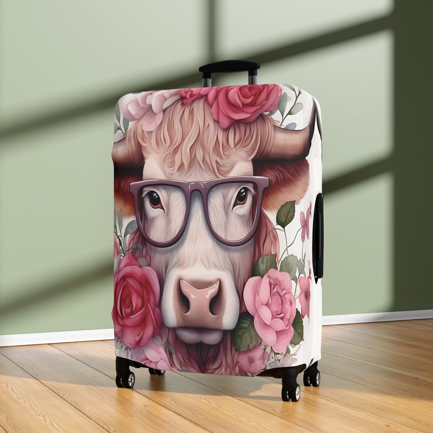 Luggage Cover, Highland Cow, awd-007