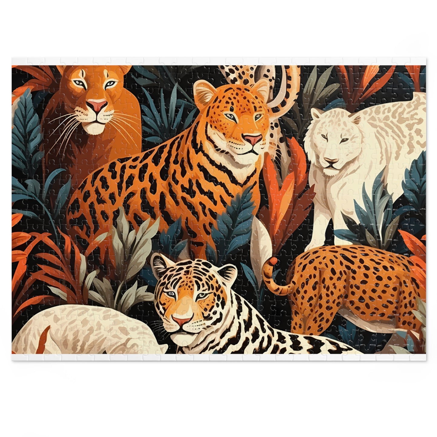 Jigsaw Puzzle, Leopard, Personalised/Non-Personalised (30, 110, 252, 500,1000-Piece)