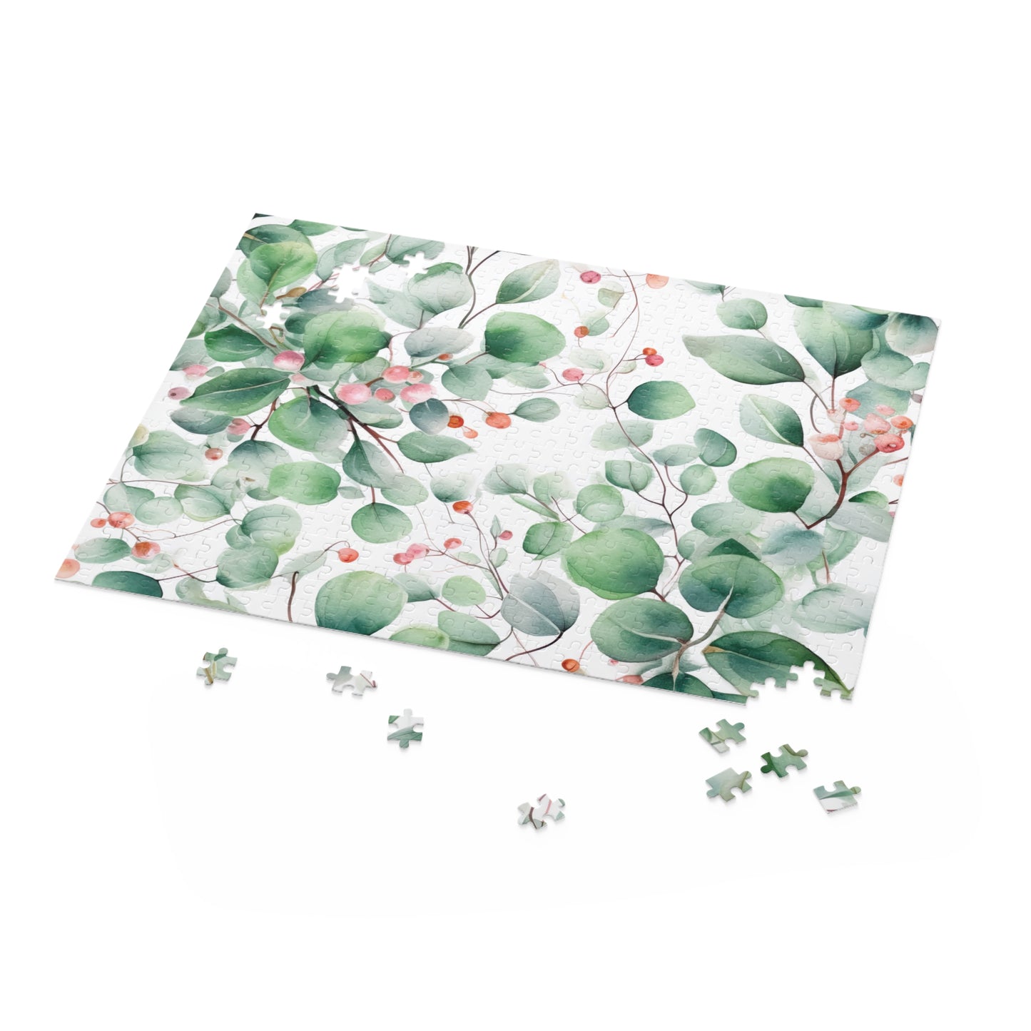 Personalised/Non-Personalised Puzzle, Eucalyptus Leaves (120, 252, 500-Piece)