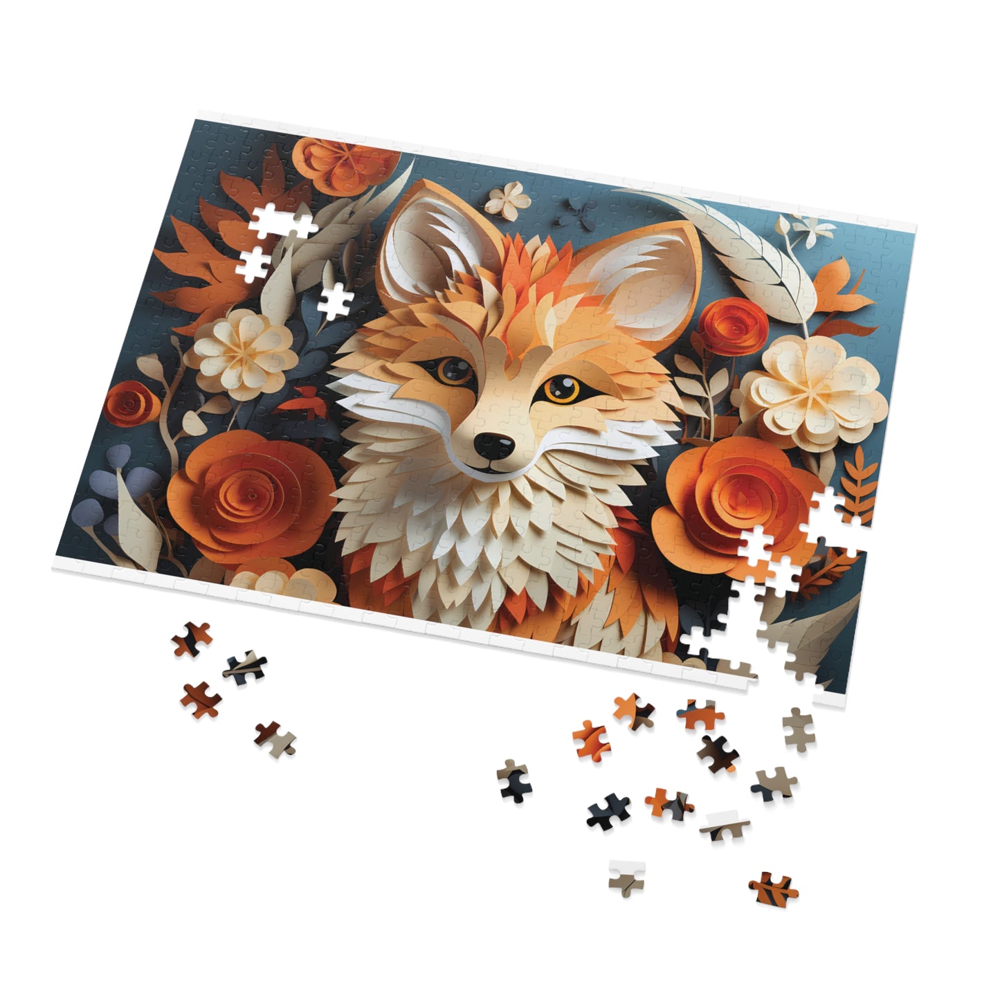 Jigsaw Puzzle, Fox, Personalised/Non-Personalised (30, 110, 252, 500,1000-Piece)