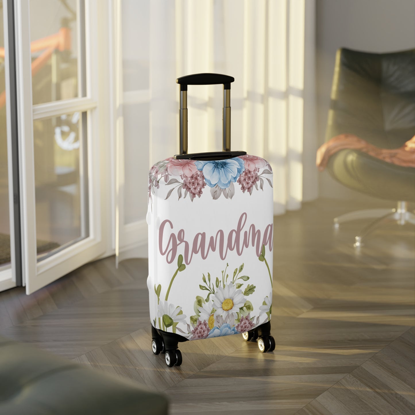 Luggage Cover, Floral, Grandma, awd-1368