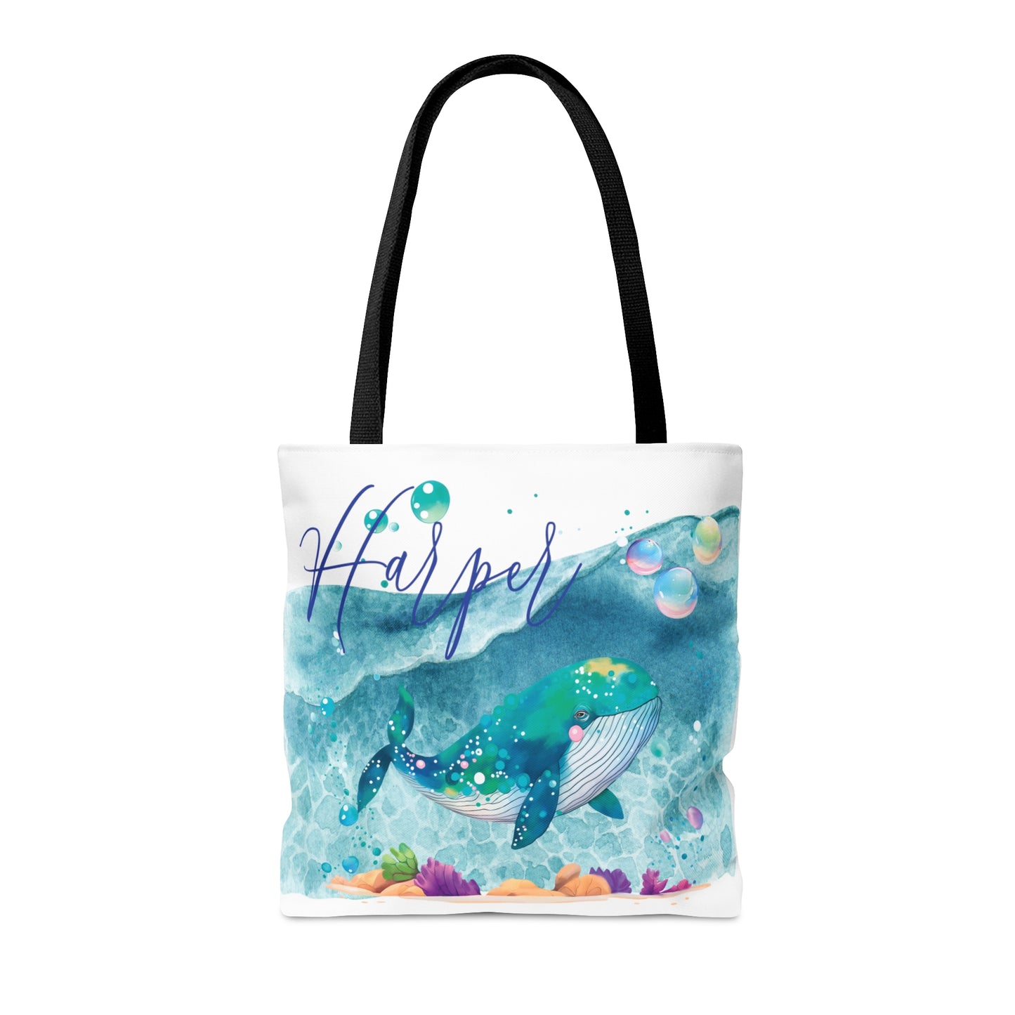 Personalised Tote Bag, Whale bag, Beach Tote Bag, Personalised/Non-Personalised