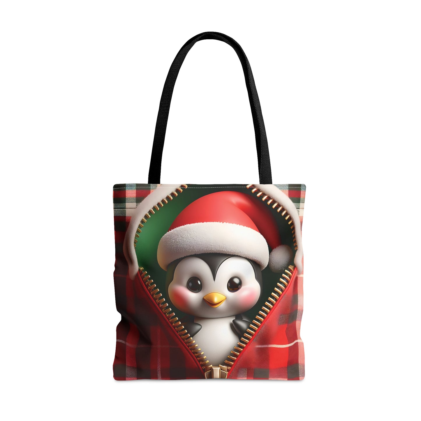 Tote Bag, Christmas, Penguin