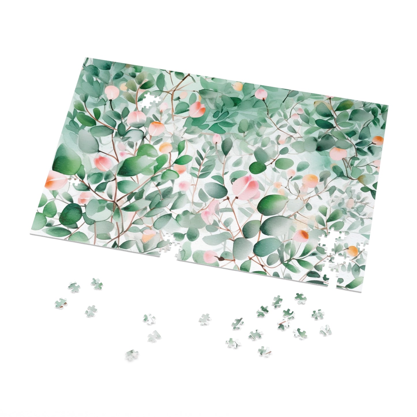 Jigsaw Puzzle, Eucalyptus Leaves, Personalised/Non-Personalised (30, 110, 252, 500,1000-Piece)