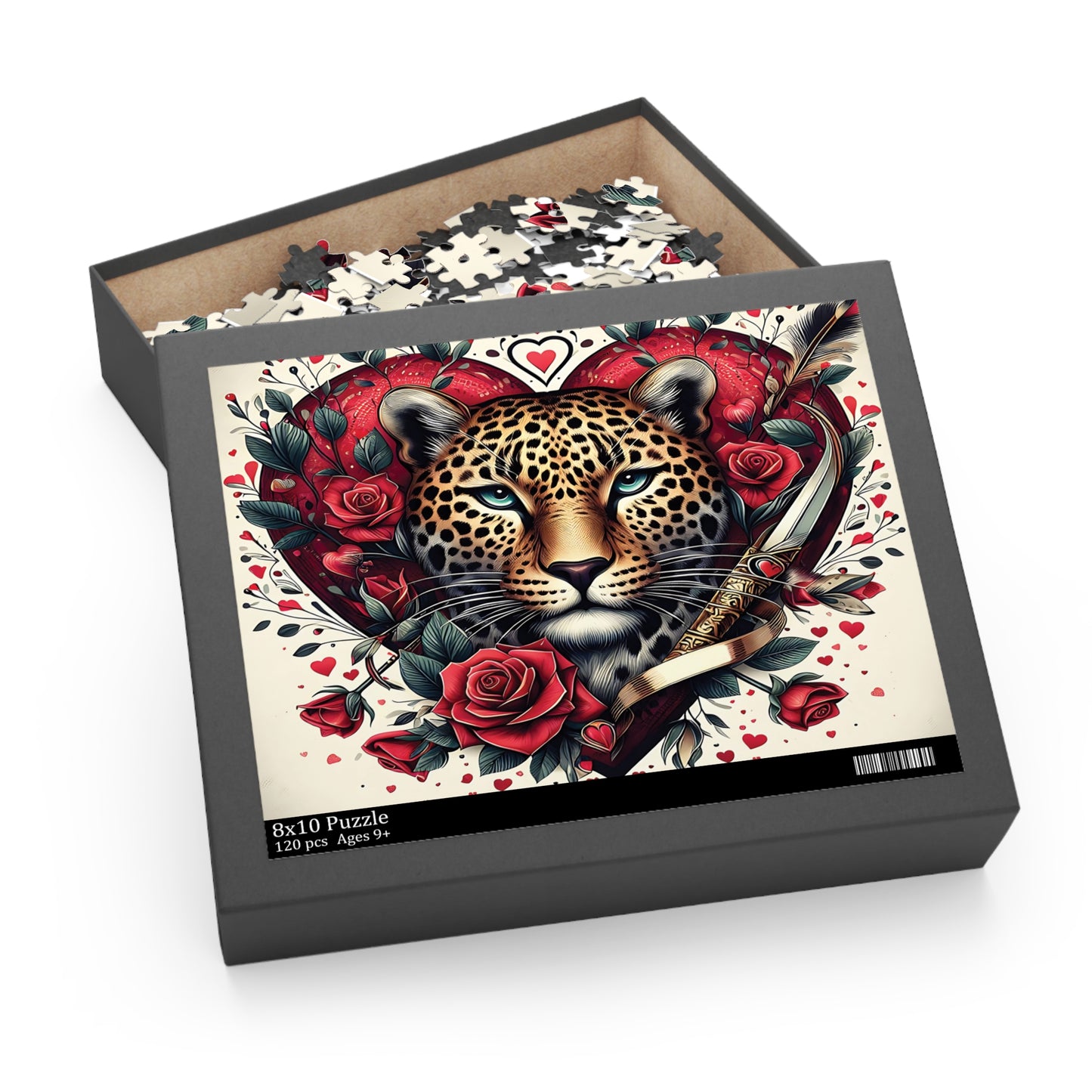 Personalised/Non-Personalised Puzzle, Cheetah (120, 252, 500-Piece)