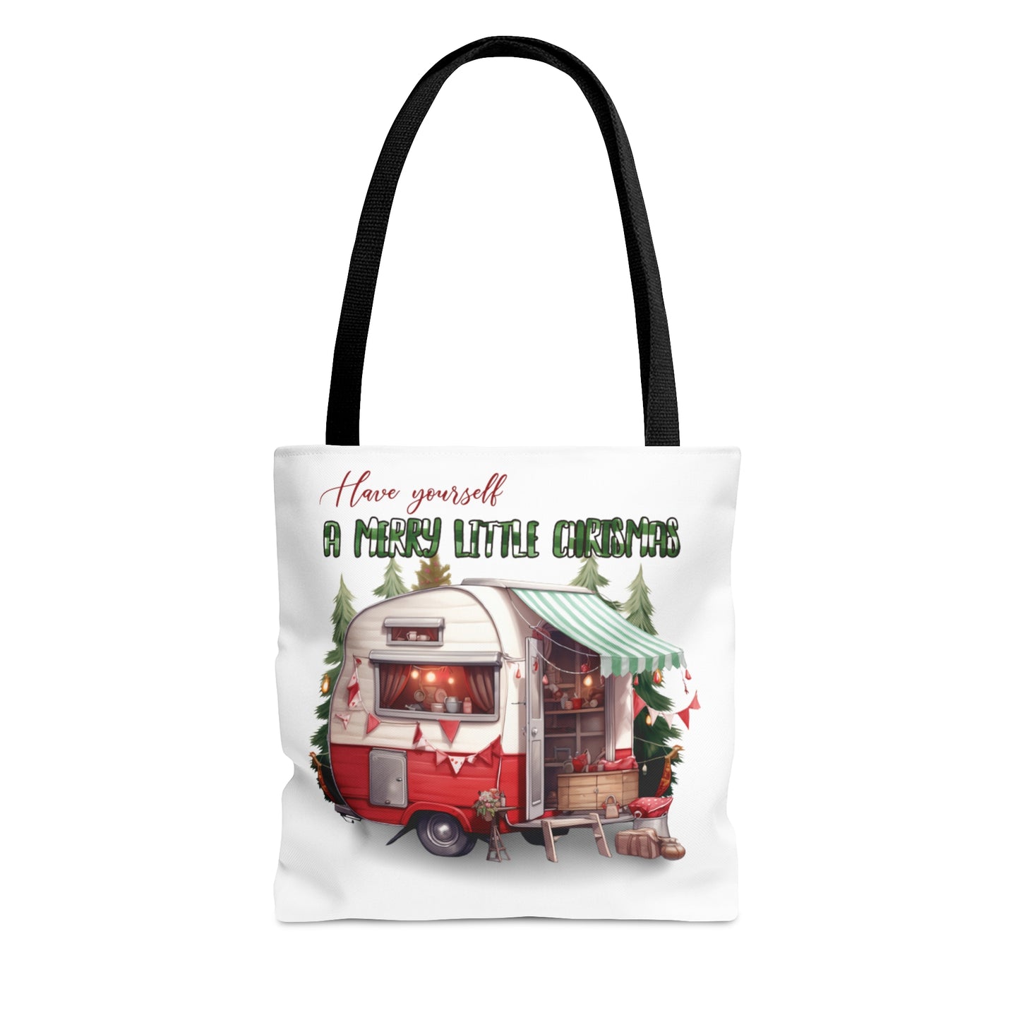 Tote Bag, Christmas, Camper