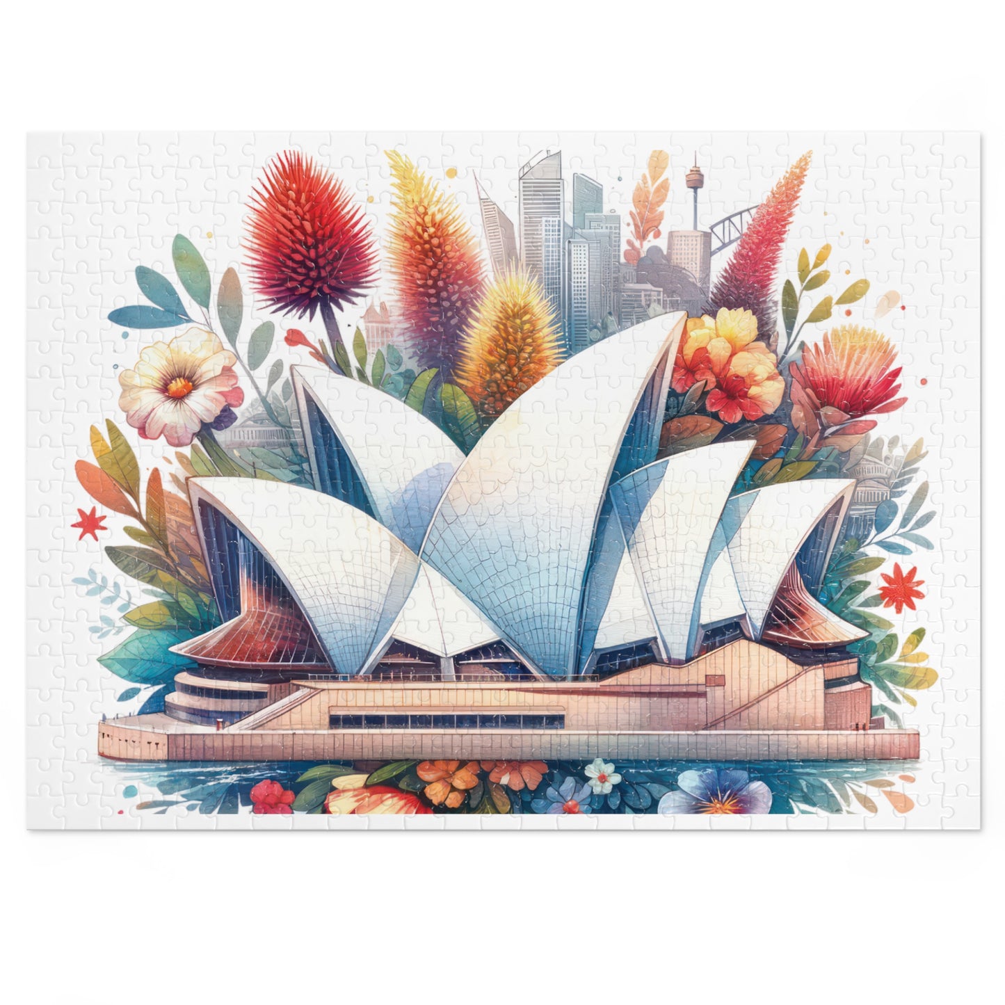 Jigsaw Puzzle, Sydney Opera House, Australia, Personalised/Non-Personalised (30, 110, 252, 500,1000-Piece)