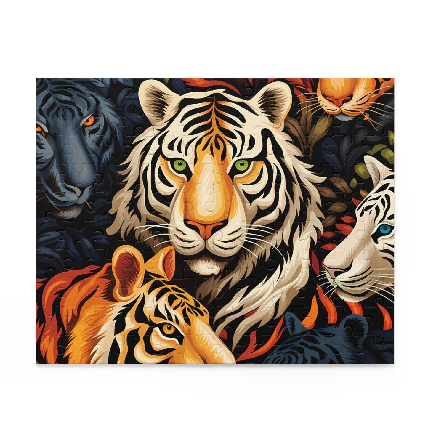 Personalised/Non-Personalised Puzzle, Lion (120, 252, 500-Piece)